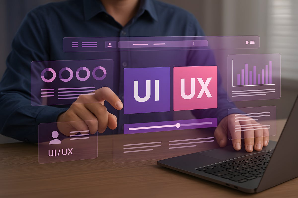 UI and UX design preview
