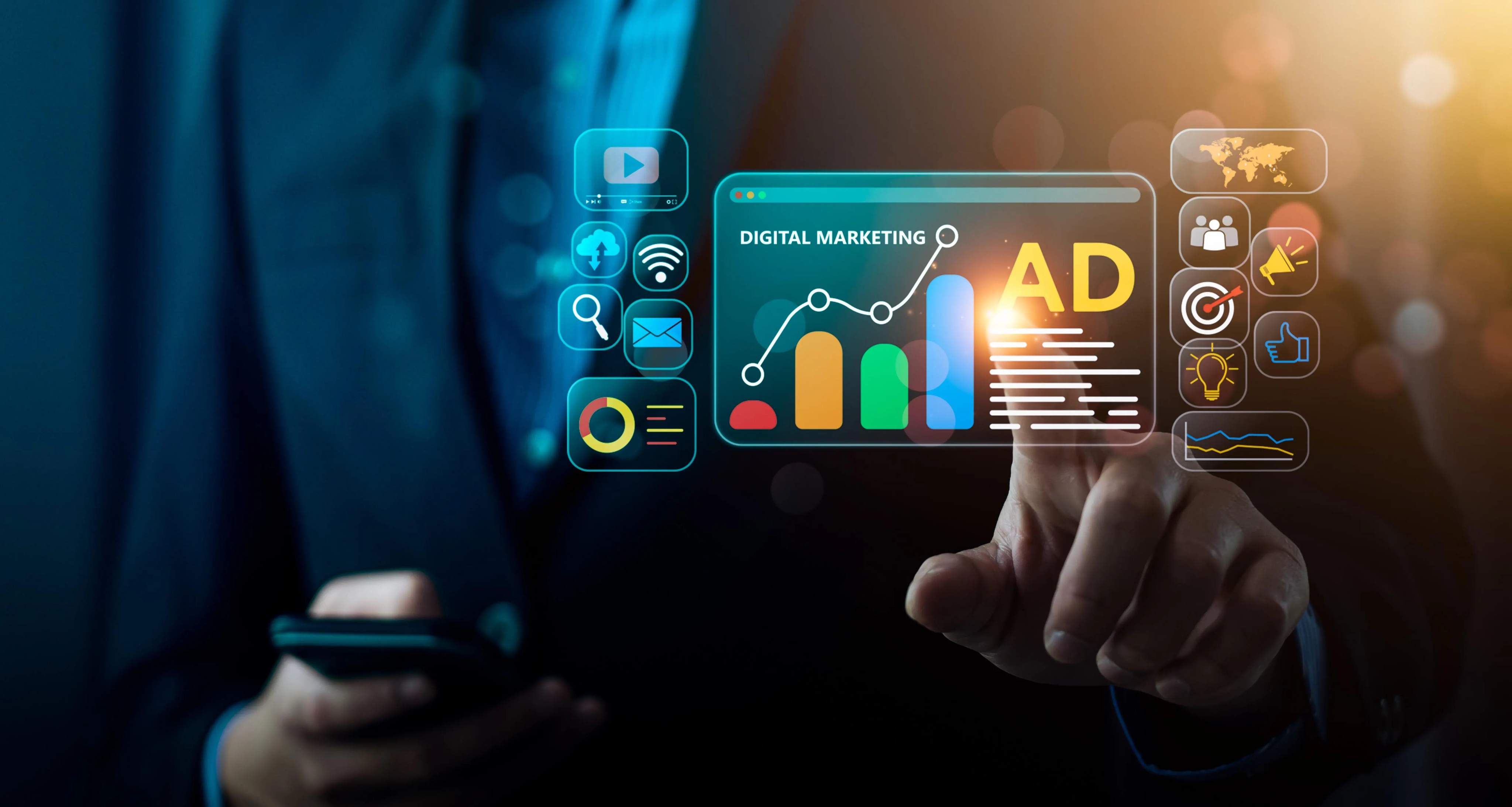 Digital marketing dashboard