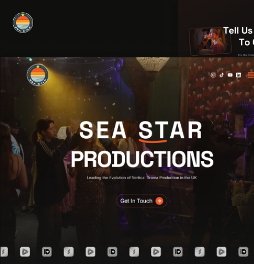 Sea Star Productions website preview
