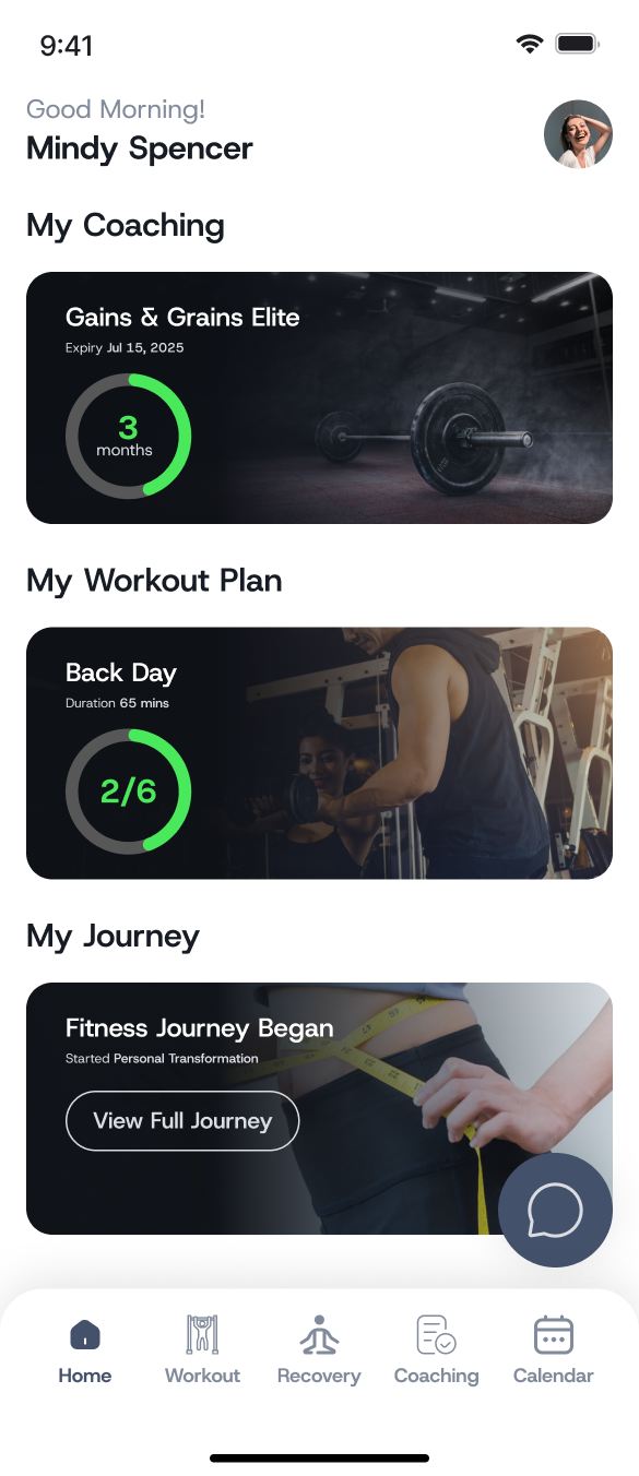 Sym8ry home dashboard screen