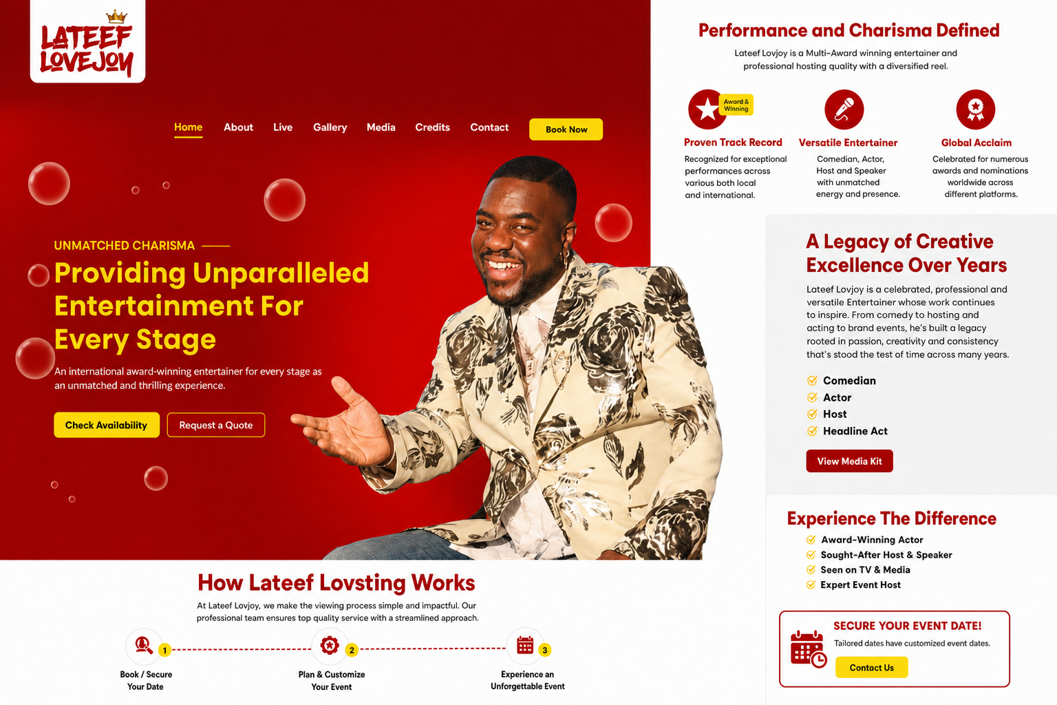 Lateef Lovejoy website