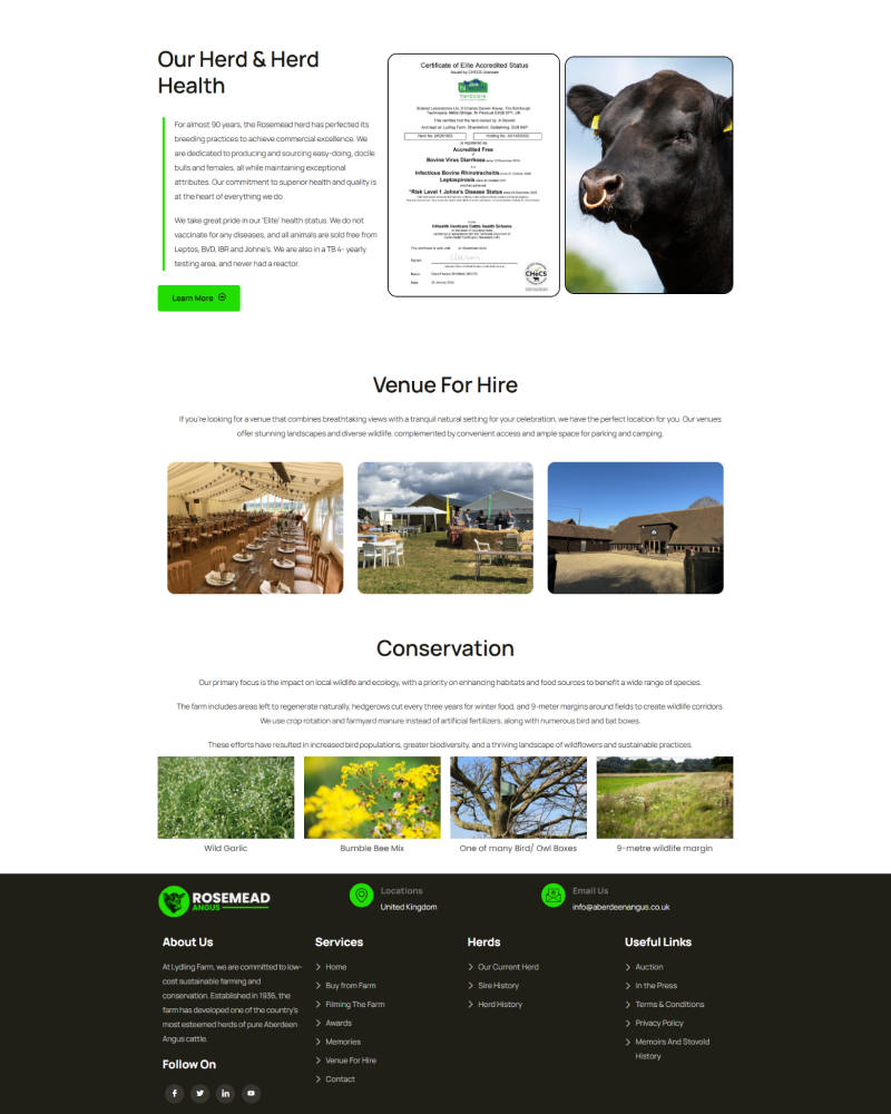 Lydling Farm Conservation Page