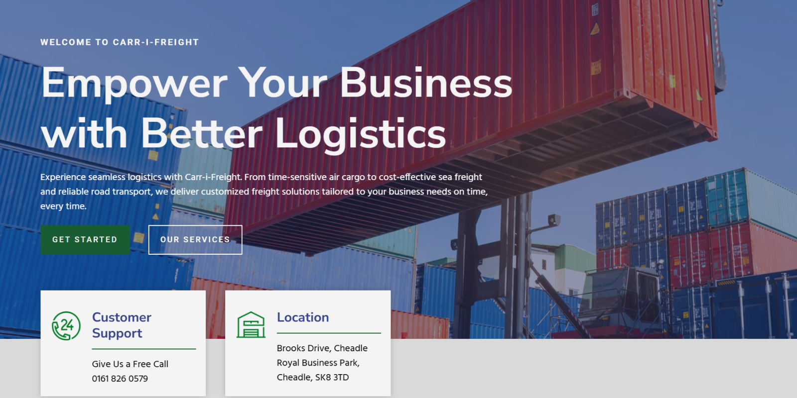 Carr-i-Freight Website