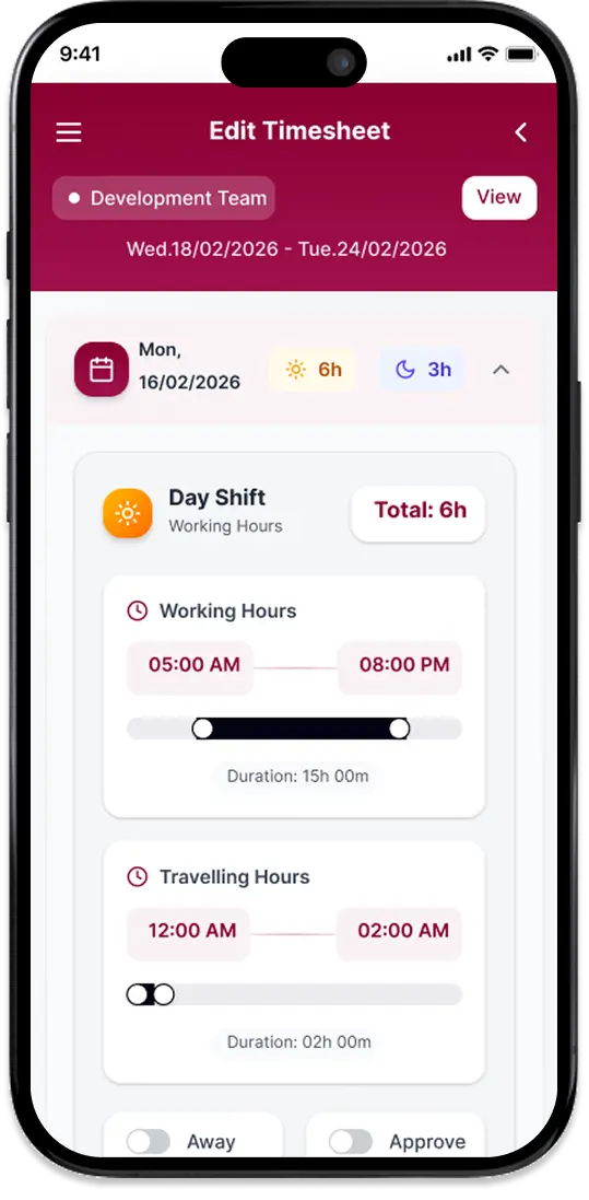 LiftOut job allocation screen