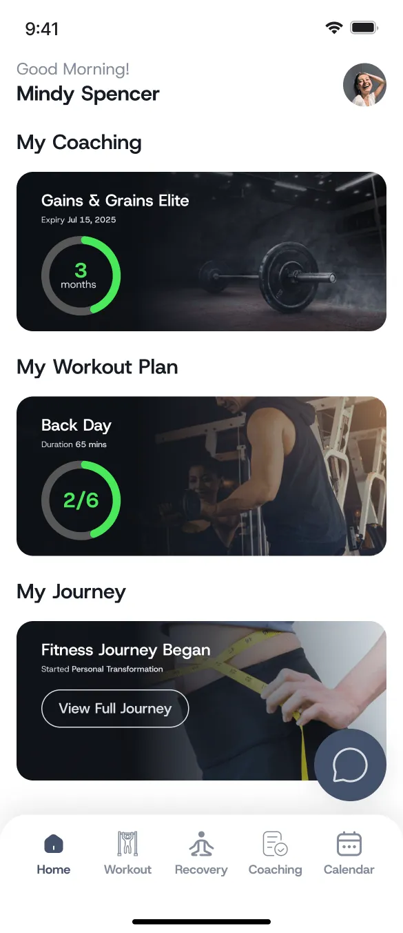 Sym8ry app training dashboard